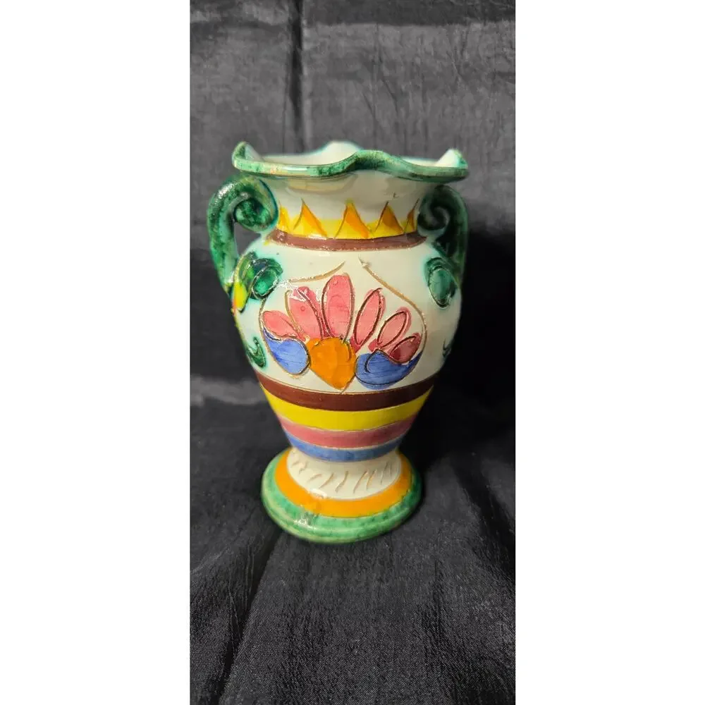 Italian Hand Painted Vase
